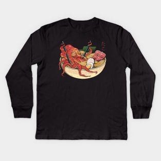 Tako Ramen Kids Long Sleeve T-Shirt